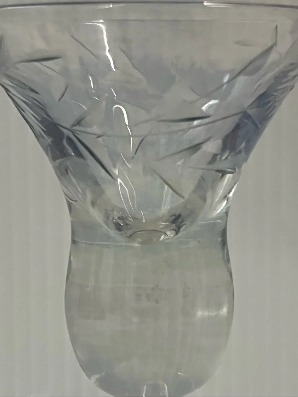 Vintage Stuart Crystal footed Glass